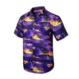 Funky Hawaiian Shirts with Pocket - A3-PURPLE