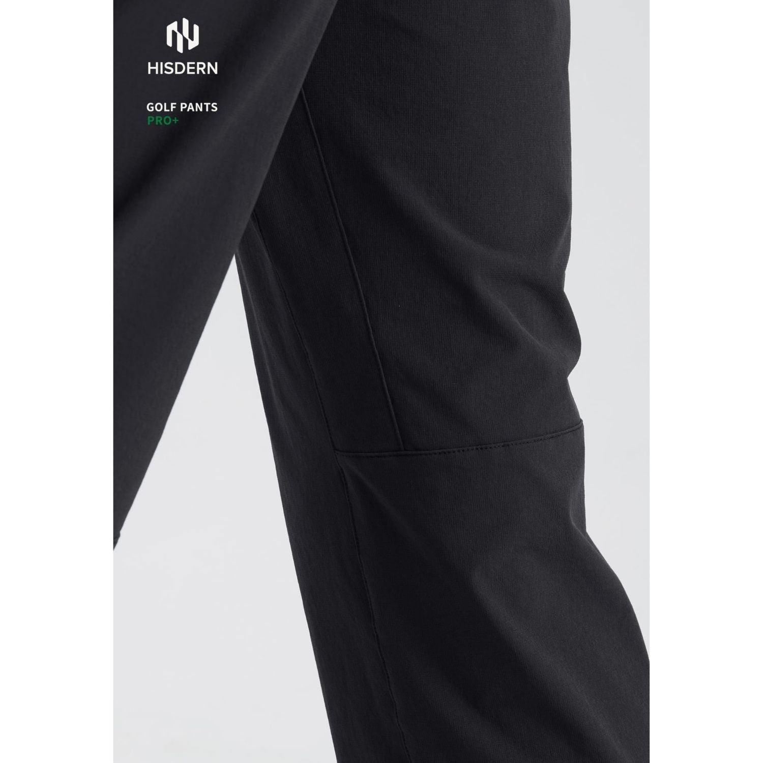 Hisdern 709 Pro+ Men's Golf Pants Stretch Black Lightweight for Casual