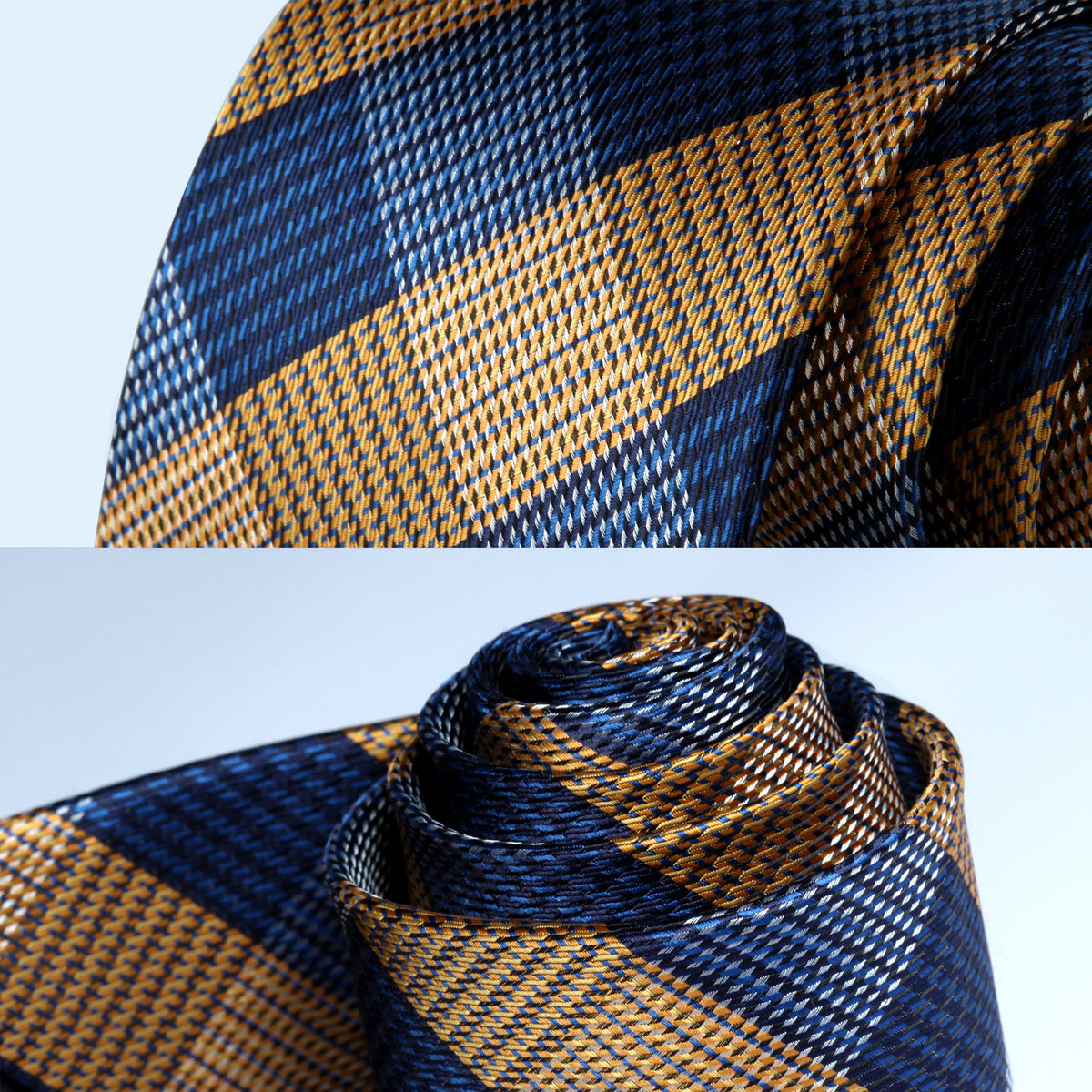 3PCS Tie & Pocket Square Set - T3-S7
