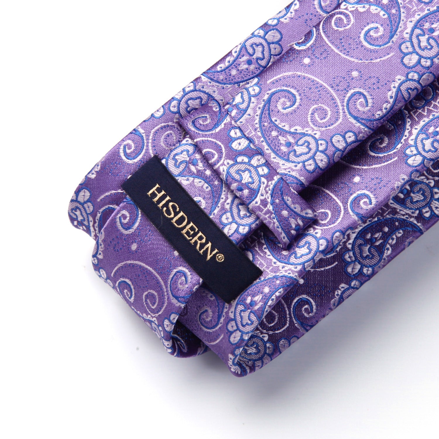 Paisley Tie Handkerchief Set - A13-LAVENDER