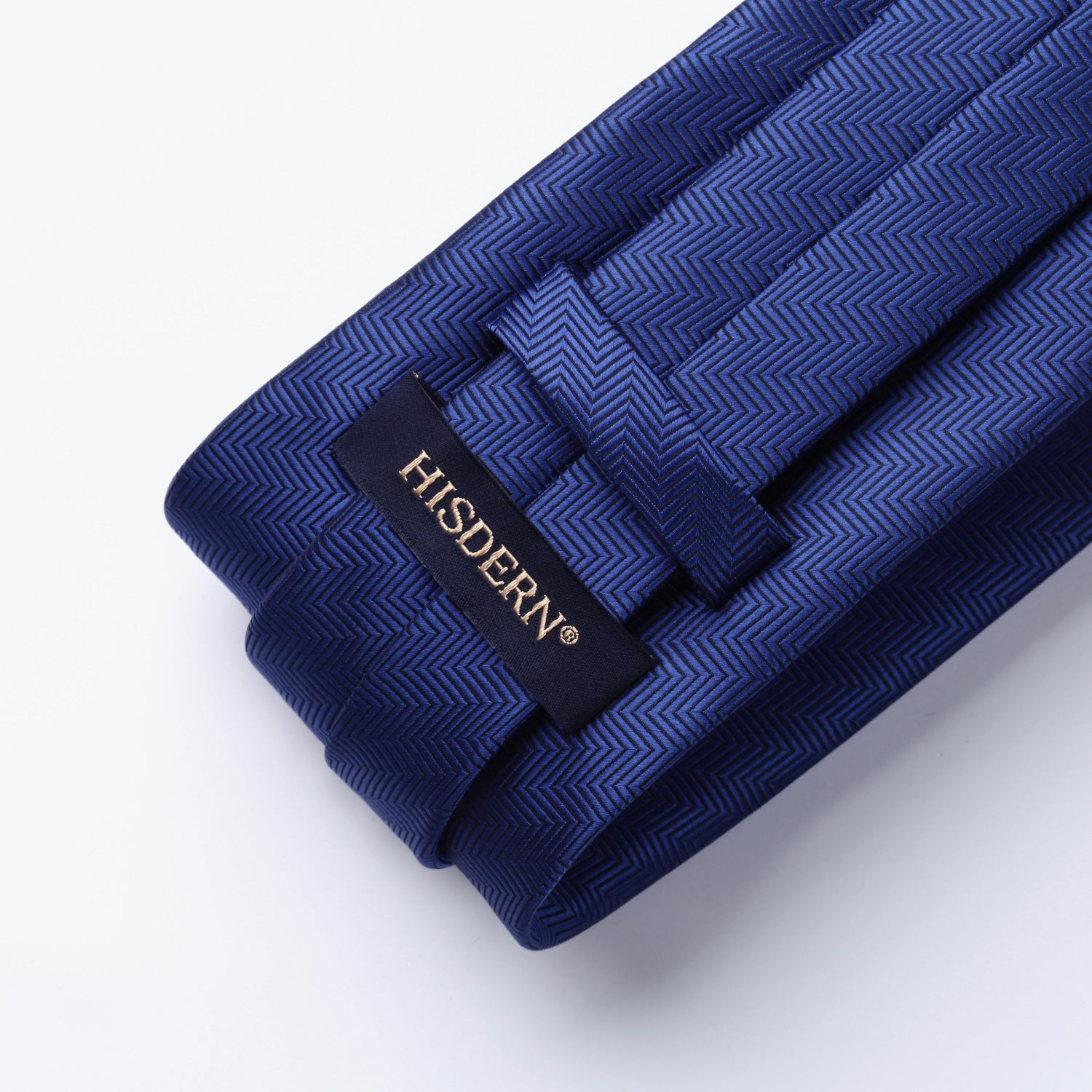 Stripe Tie Handkerchief Set - 12-MEDIUM BLUE