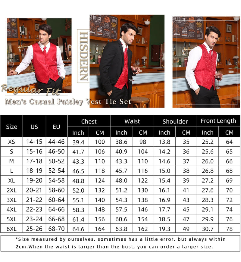 Gothic Lapel Party Vest for Men - BLACK-7