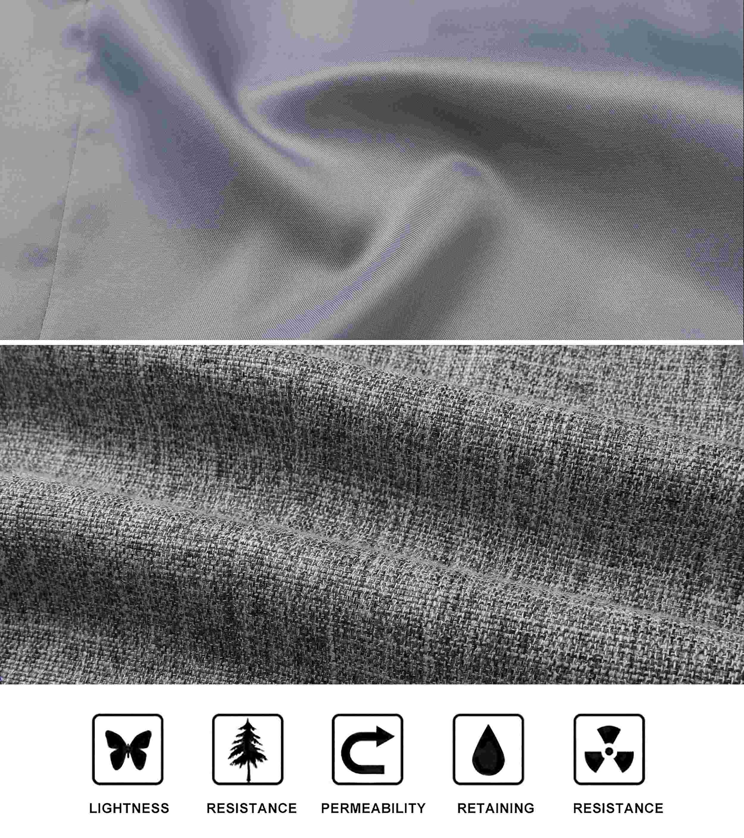 Plaid Slim Vest - A5-LIGHT GREY