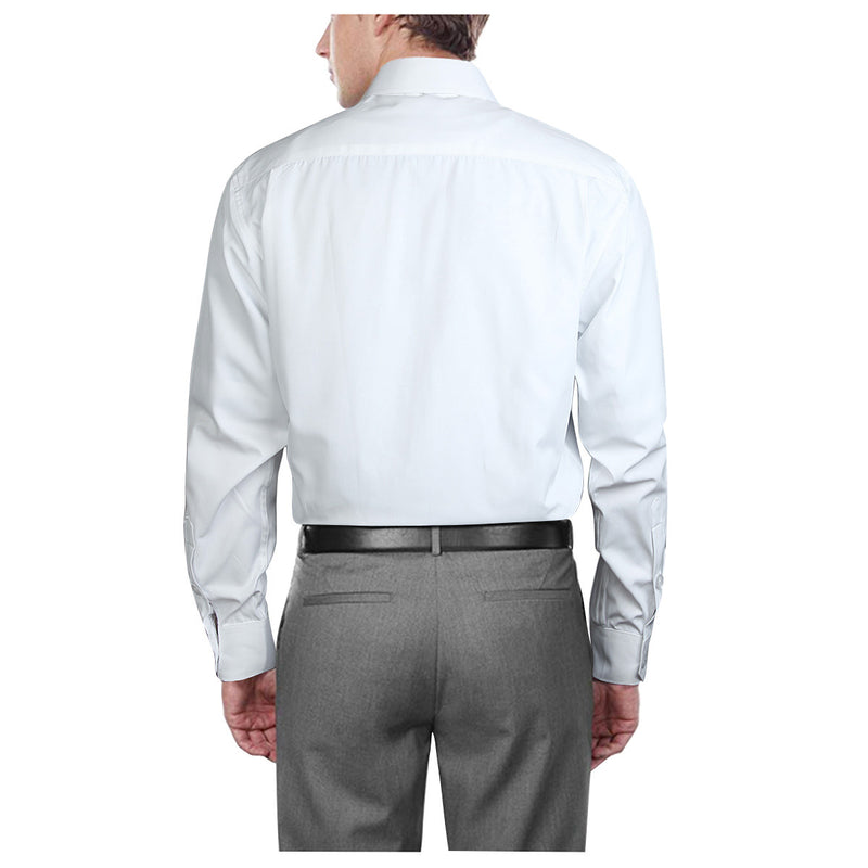 Casual Formal Shirt with Pocket - WHITE 