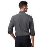 Casual Formal Shirt with Pocket - GREY