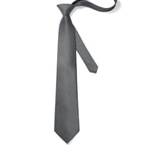 Polka Dot Tie Handkerchief Set - B2-SILVER/BLACK