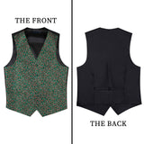 Christmas Suit Vest - GREEN/RED