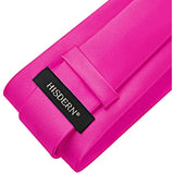 Solid Tie Handkerchief Clip - PINK