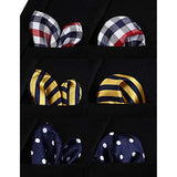 3PCS 13"/15" Boy's Pre-Tied Necktie Handkerchief Set - T3E012