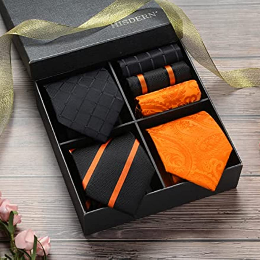 3PCS Tie & Pocket Square Set - T3-23
