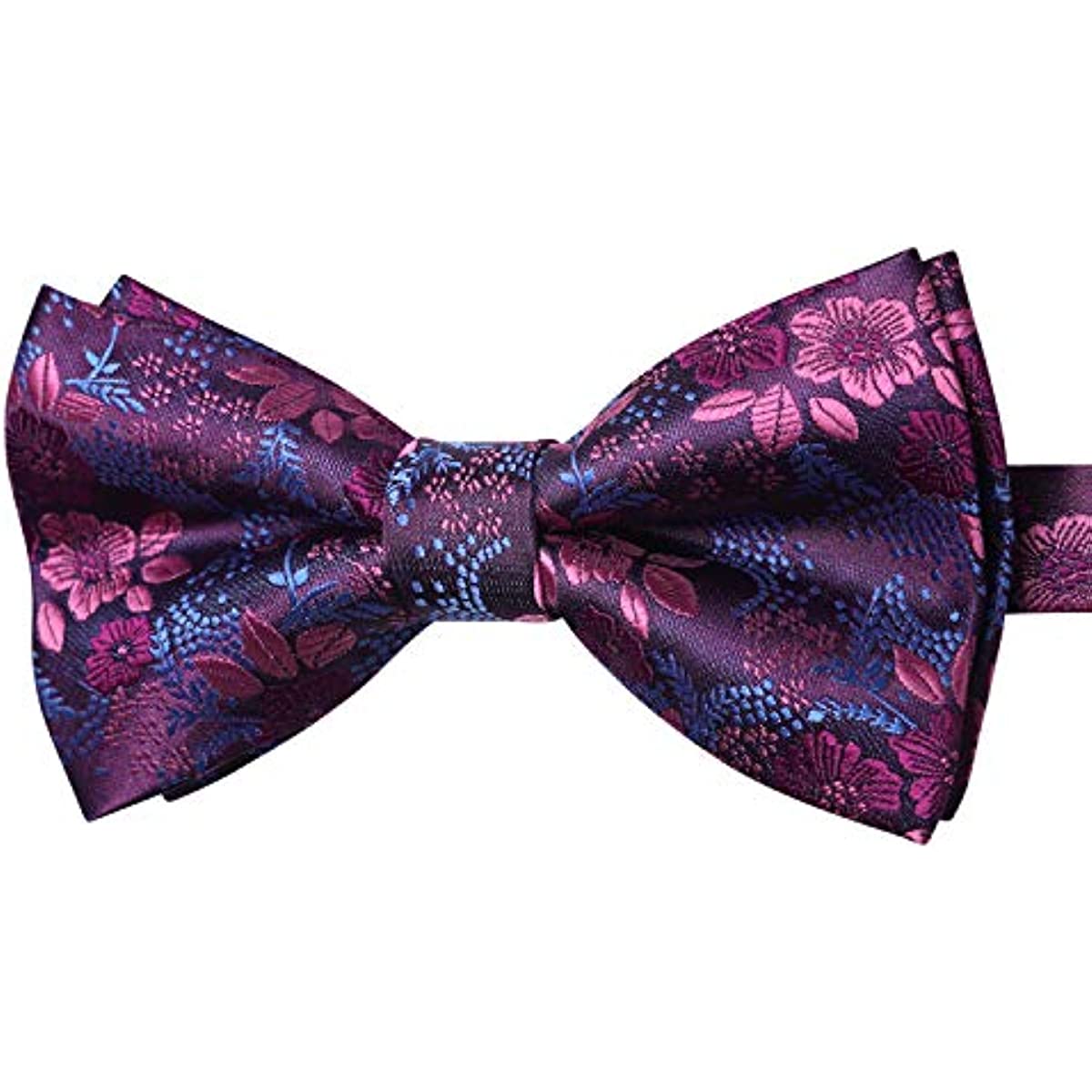 Floral Pre-Tied Bow Tie - 1-PINK