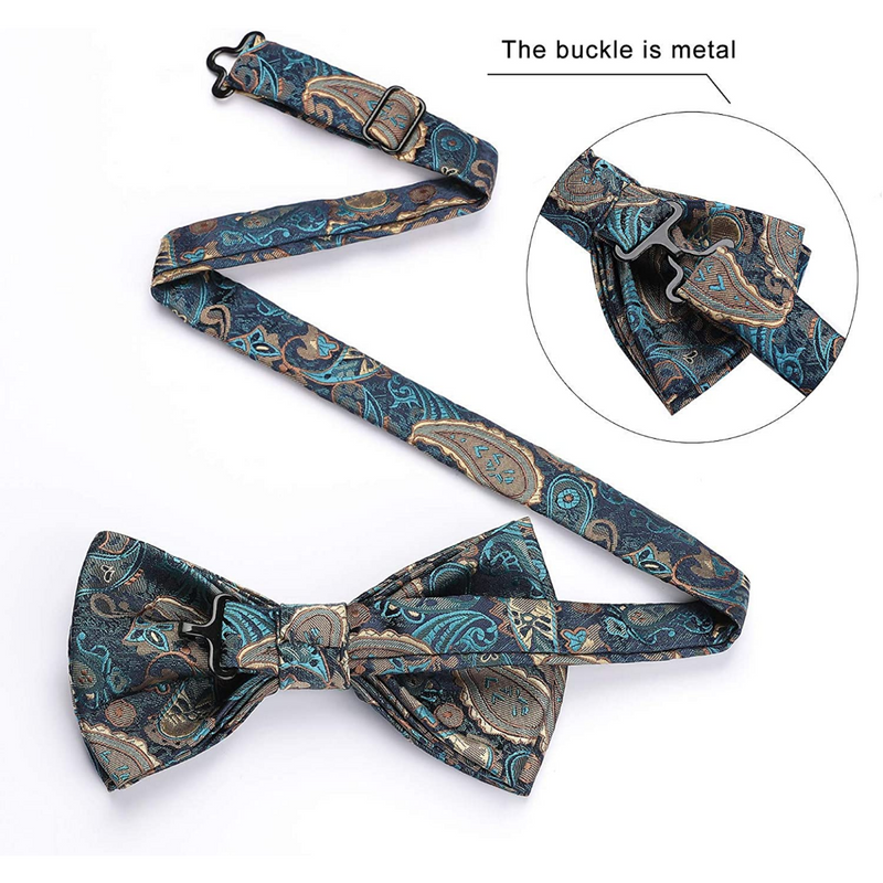 3PCS Mixed Design Pre-Tied Bow Ties - B-08