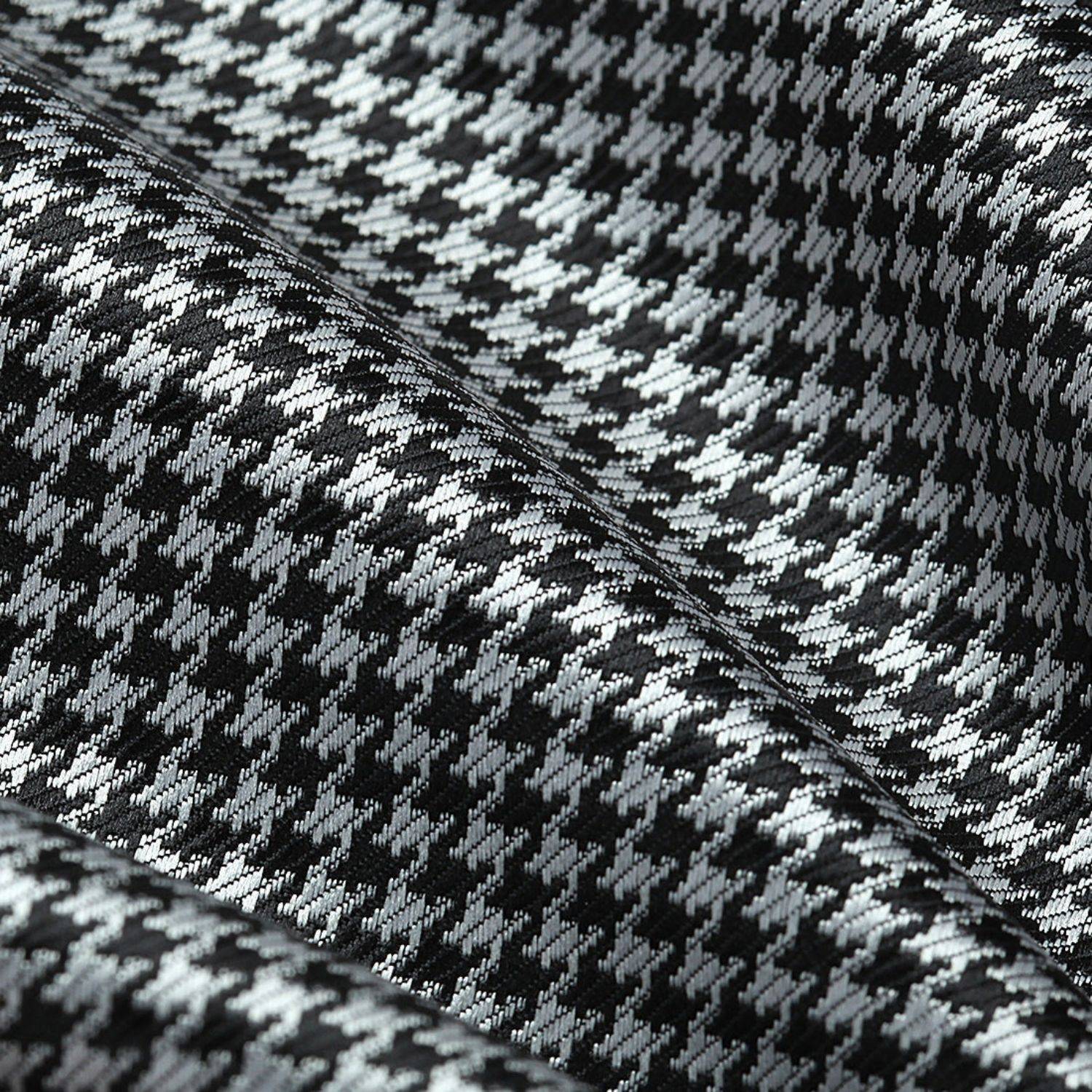 Dot Ascot Cravat Scarf - B-BLACK WHITE CHECKERED