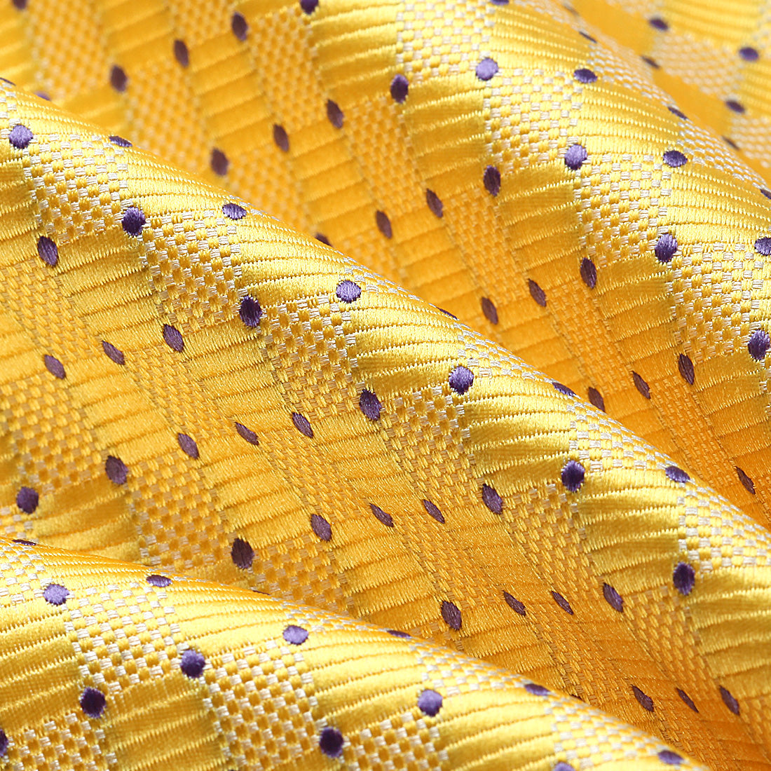 Floral Paisley Ascot Cravat Scarf - B-YELLOW POLKA DOT 01