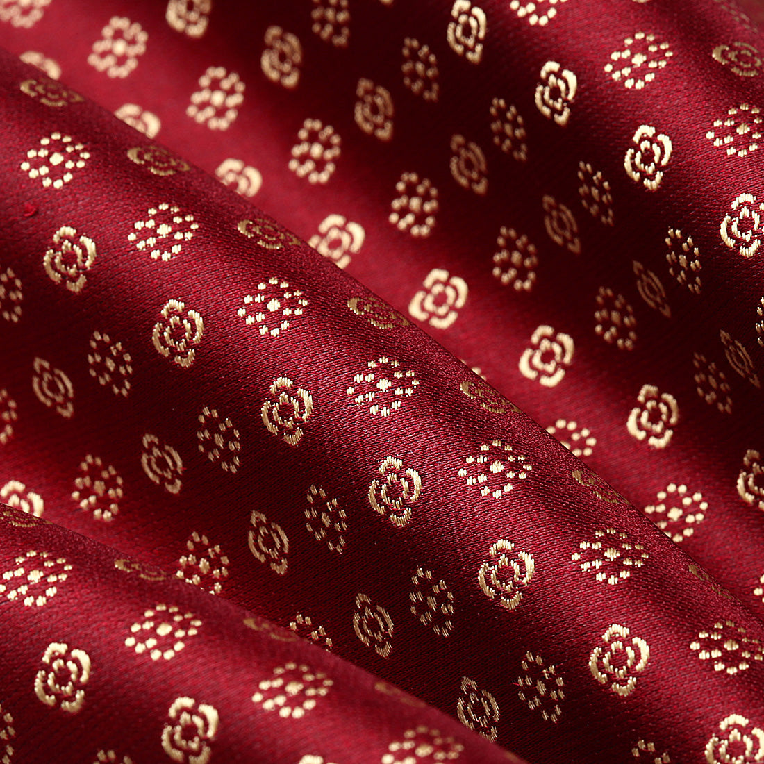 Floral Paisley Ascot Cravat Scarf - 01 NAVY BLUE