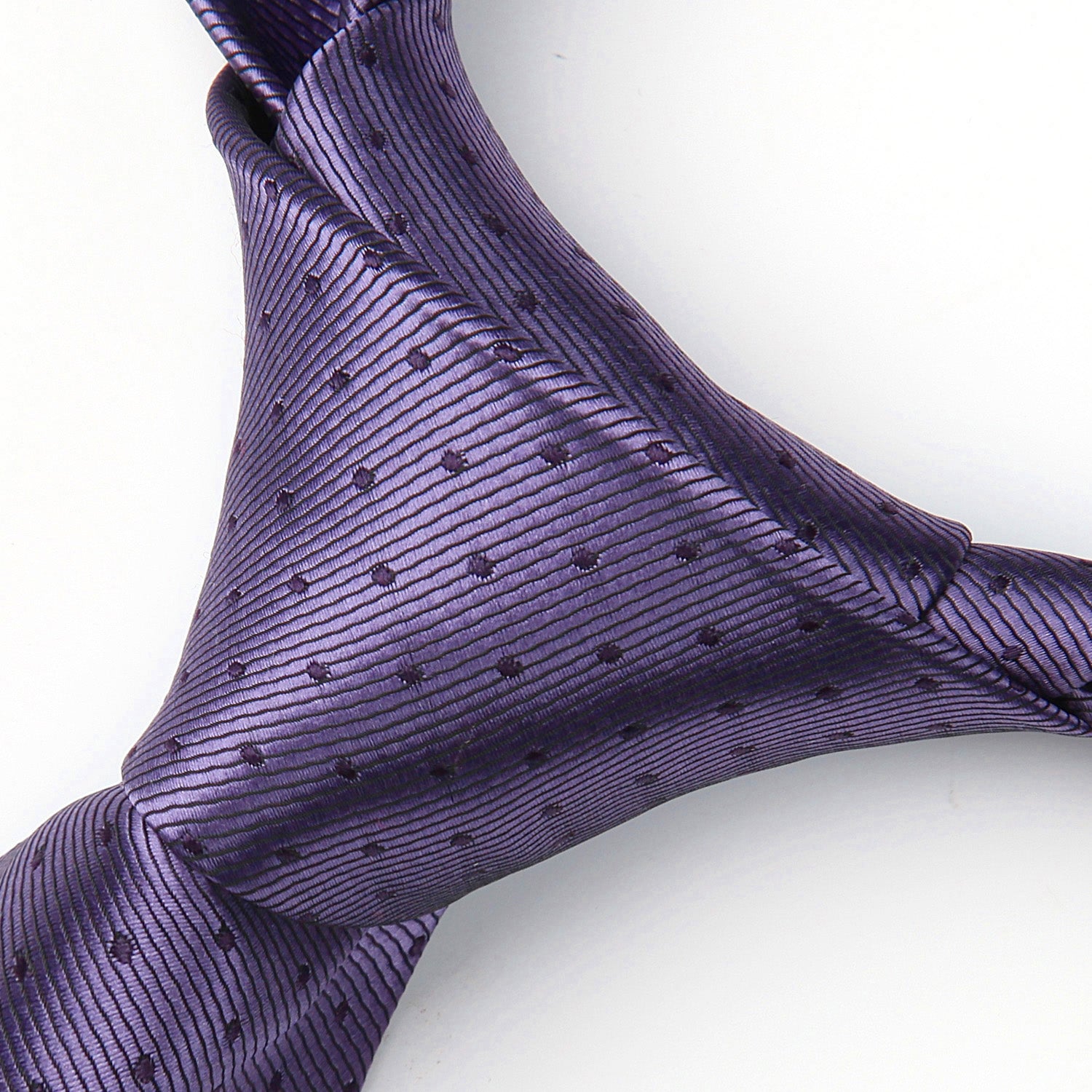 Polka Dot Tie Handkerchief Set - C-PURPLE 2