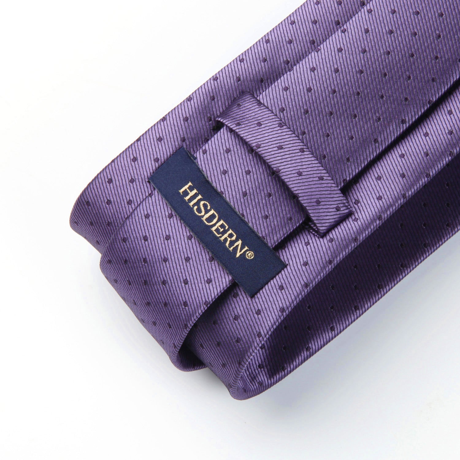 Polka Dot Tie Handkerchief Set - C-PURPLE 2