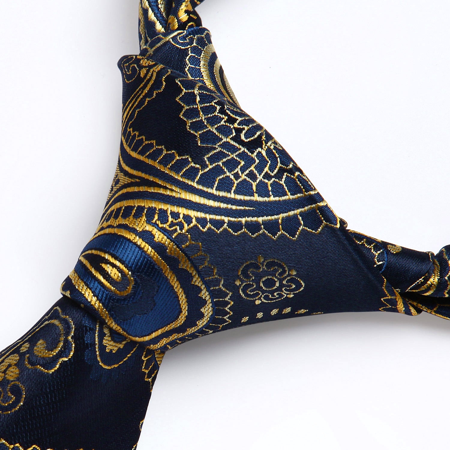 Paisley Tie Handkerchief Set - GLOD BLUE