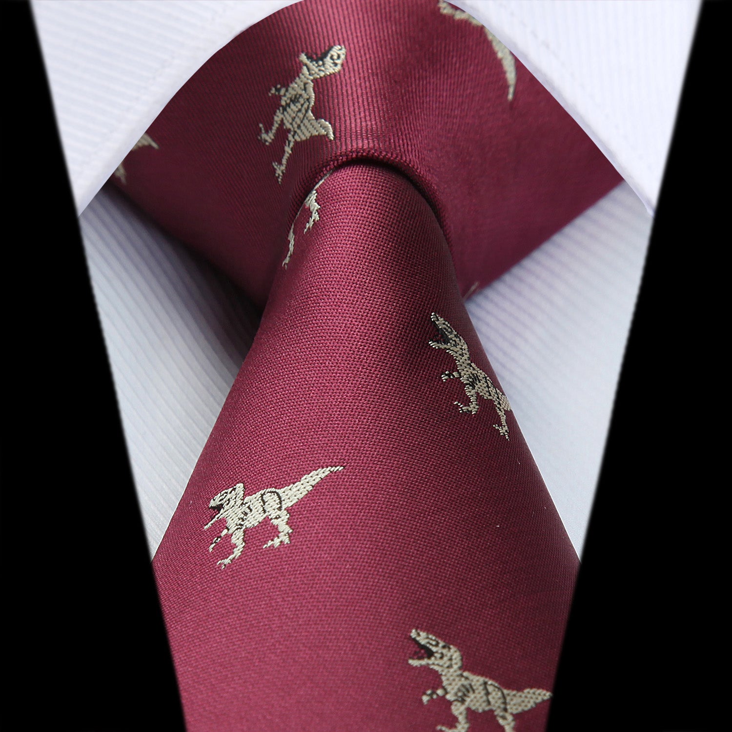 Fun Animal Tie Handkerchief Set - 04-DINOSAUR 2