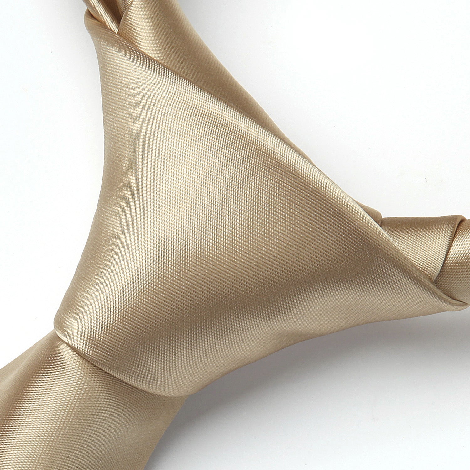 Solid Ties Handkerchief Set - CHAMPAGNE