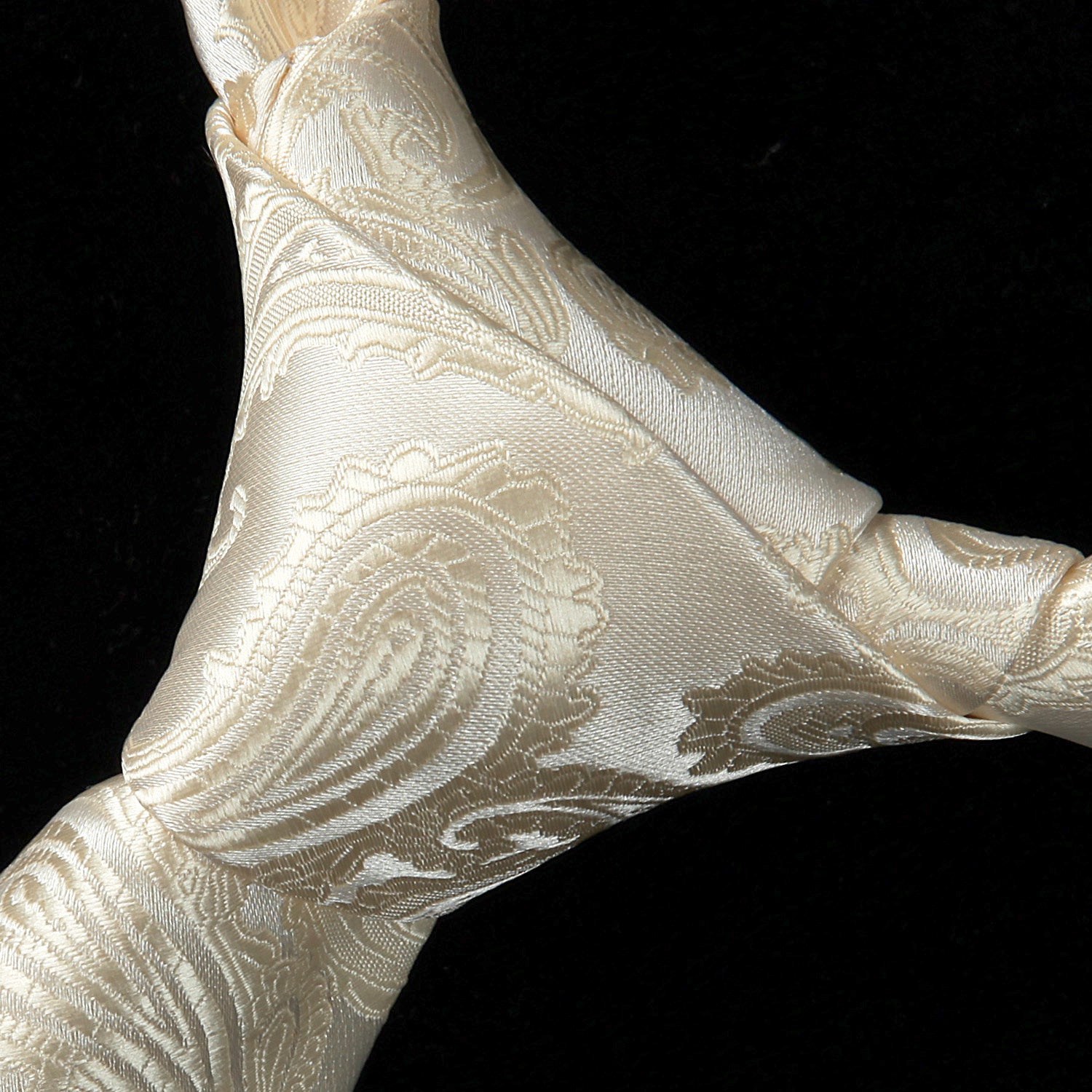 Paisley Ties Handkerchief Set - BEIGE