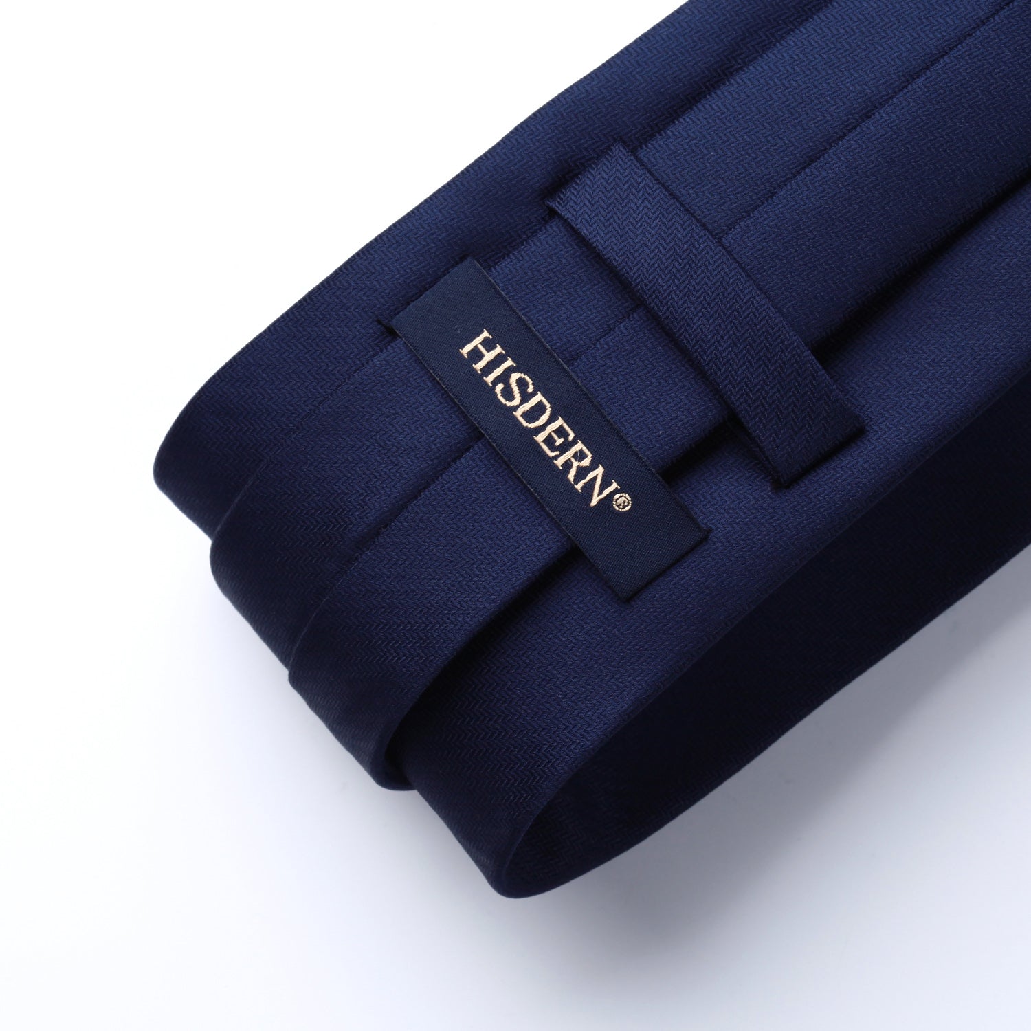 Stripe Tie Handkerchief Set - 02 NAVY BLUE