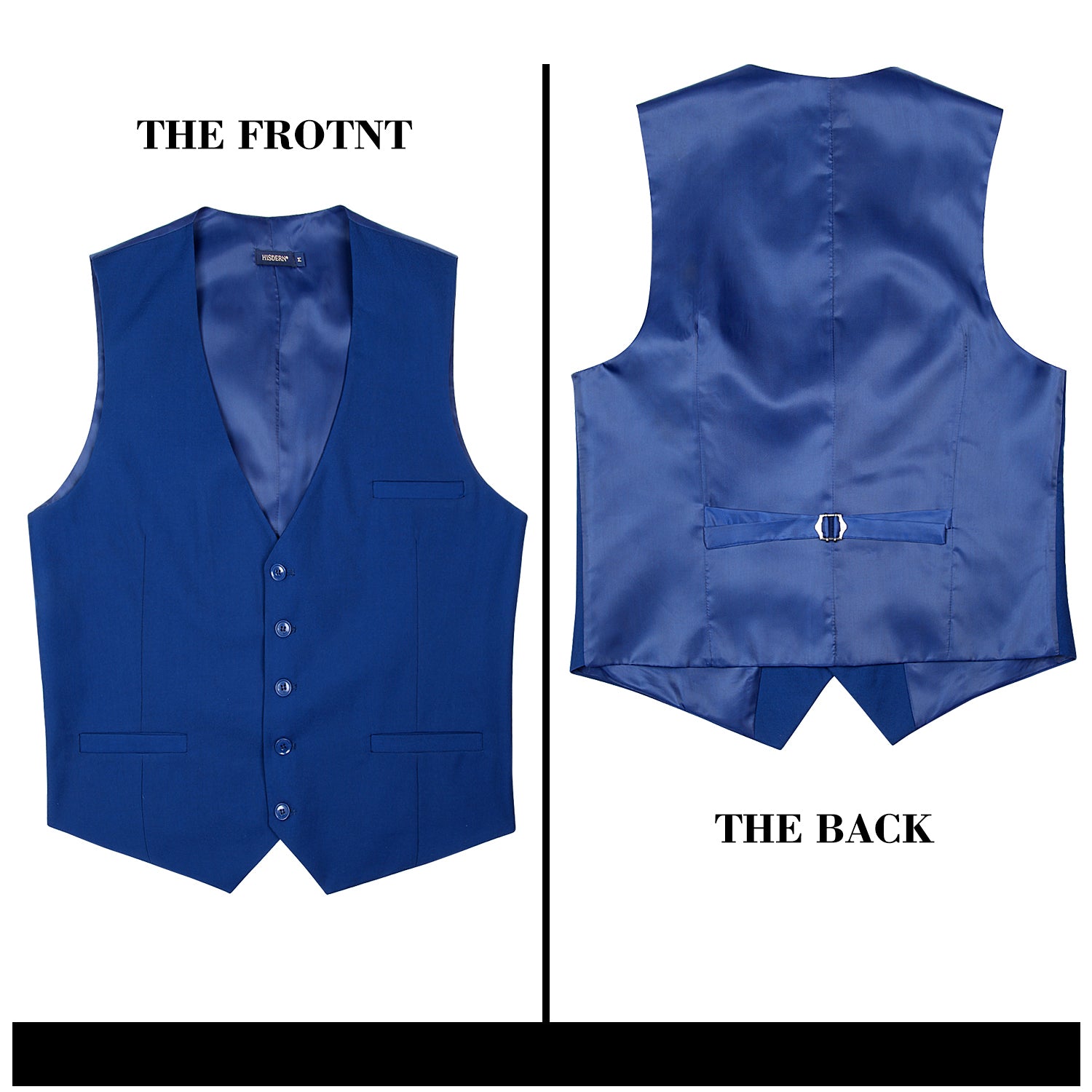 Formal Vest Navy Blue 1